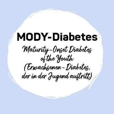 MODY-Diabetes - MODY-Diabetes | Diasticker® - Diabeteszubehör