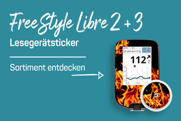 Freestyle Libre Sticker Lesegerät