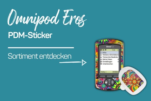Omnipod Eros PDM-Sticker