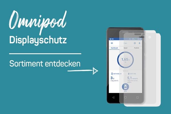 Omnipod Dash Displayschutz