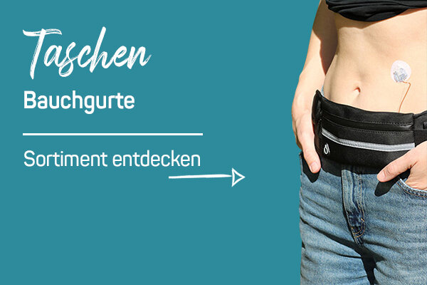 Bauchgurte für Insulinpumpen