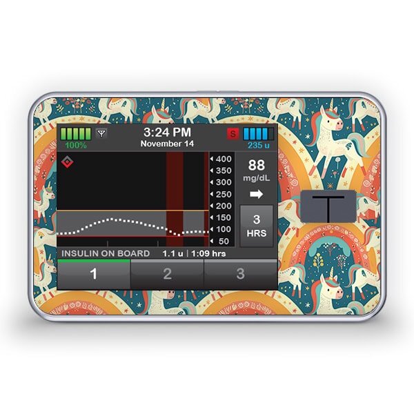 Tandem t:slim X2 Sticker - Unicorn Glow