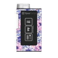 Mylife Ypsopump Sticker - Purple Flowers
