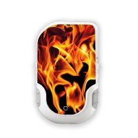 Accu-Chek Solo Sticker - Flames