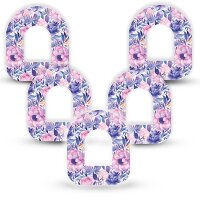 Omnipod Pflaster - Purple Flowers