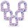 Omnipod Pflaster - Purple Flowers