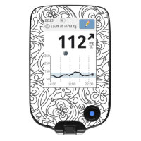 FreeStyle Libre Sticker (Messgerät) - Black & White
