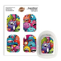 Omnipod Podsticker - Monster-Mania (4er Set)