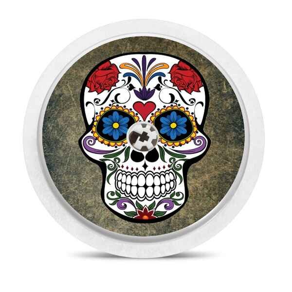 FreeStyle Libre 2 Sticker - Totenkopf