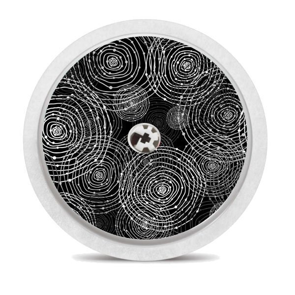 FreeStyle Libre 2 Sticker - Black Circles