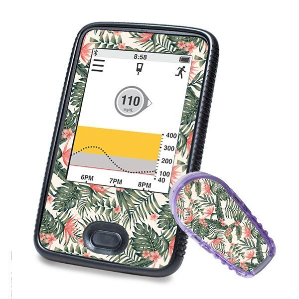Dexcom G6 Sticker (Receiver + Transmitter) - Tropical