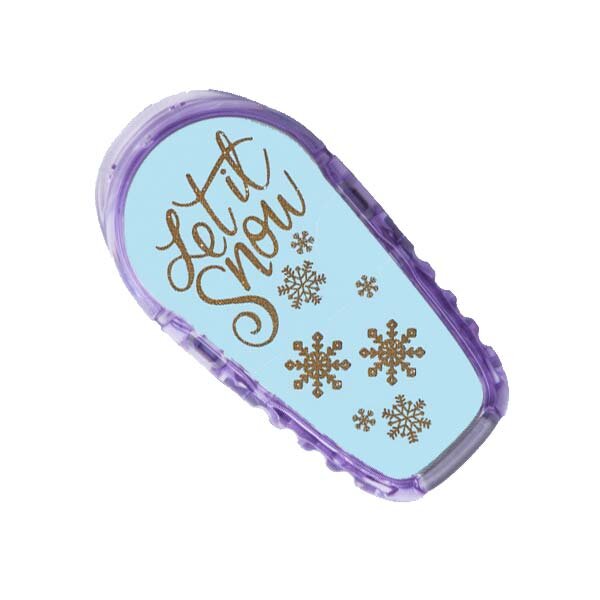 Dexcom G6 Sticker (Transmitter) - Let it snow