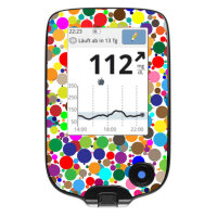 FreeStyle Libre Sticker (Messgerät) - Konfetti