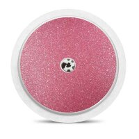 FreeStyle Libre Sticker (Messgerät) - Rosa Glitzer