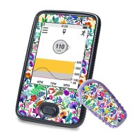 Dexcom G6 Sticker (Receiver + Transmitter) - Happy Flowers