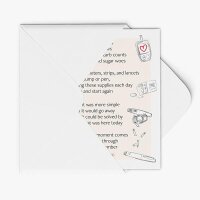 Grußkarte "Diaversary" | Myabetic®