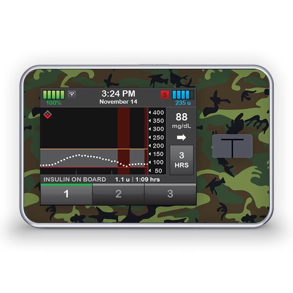 Tandem t:slim X2 Sticker - Camouflage