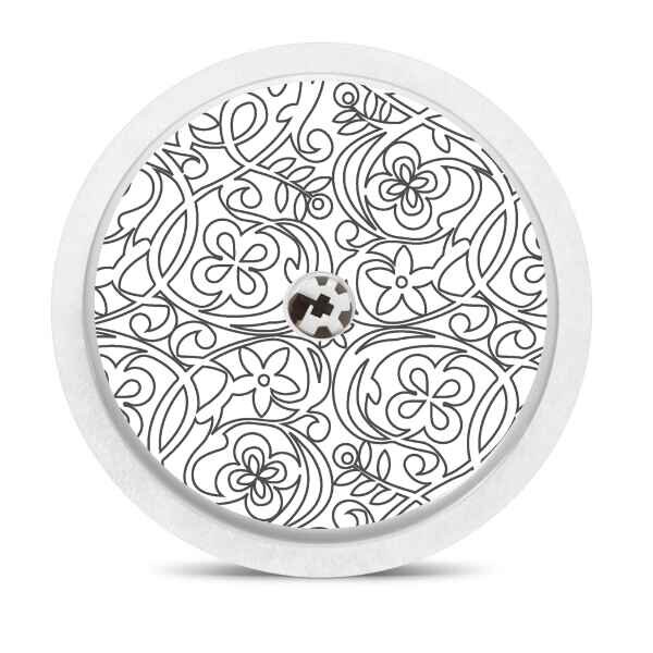 FreeStyle Libre 2 Sticker - Black & White