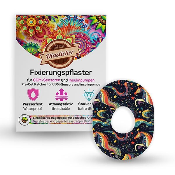 Dexcom G7 Pflaster - Starlight Horses