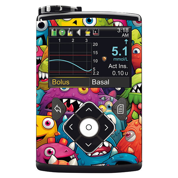 Minimed Sticker inkl. Clip (600/700er-Serie) - Monster-Mania