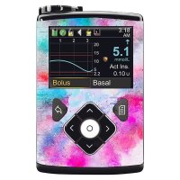 Minimed Sticker inkl. Clip (600/700er-Serie) - Watercolor