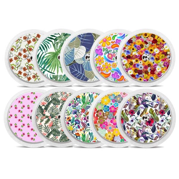 FreeStyle Libre 2 Sticker - 10er Set "Flowers"