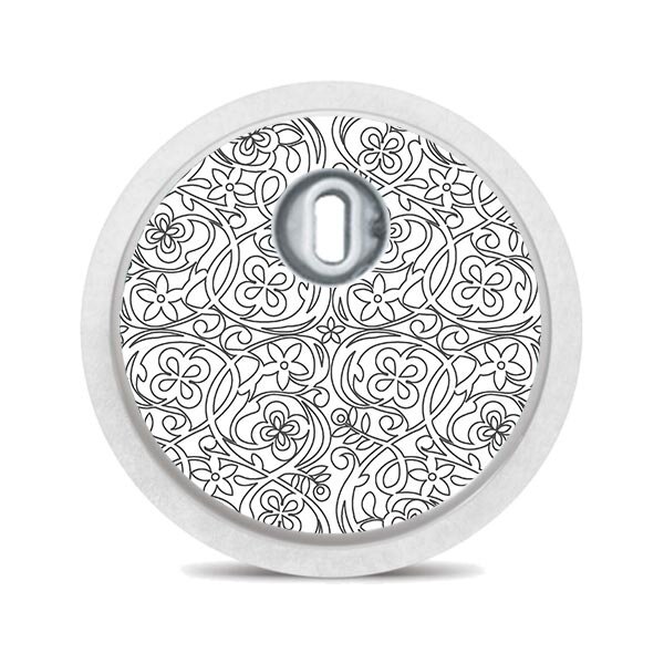 FreeStyle Libre 3 Sticker - Black & White
