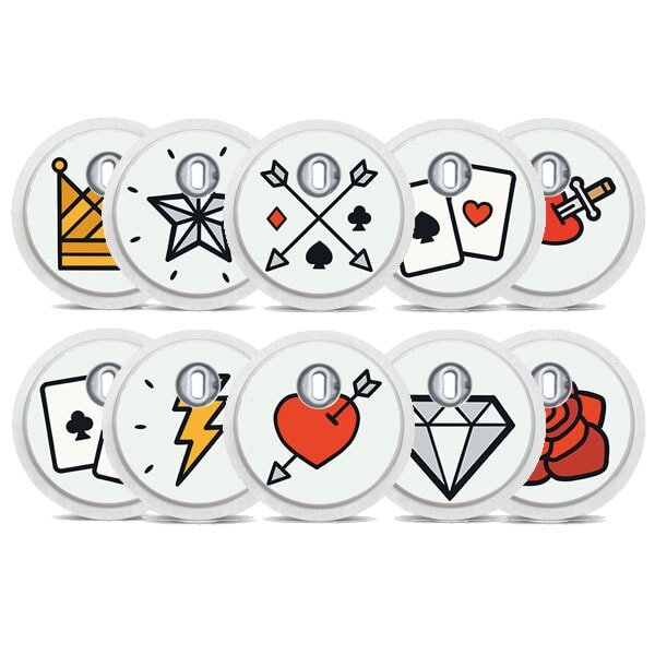 FreeStyle Libre 3 Sticker - 10er Set "True Love"