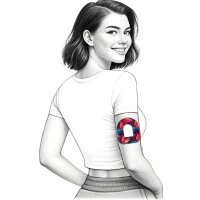 Omnipod Pflaster - Feathers