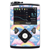 Minimed Sticker inkl. Clip (600/700er-Serie) - Rainbow...