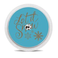 FreeStyle Libre Sticker (Messgerät) - Let it snow