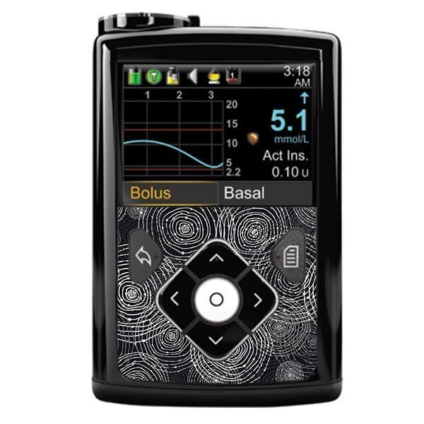 Minimed Sticker (600/700er-Serie) - Black Circles