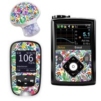 Stickerset für Minimed, Guardian und Accu-Chek Guide...