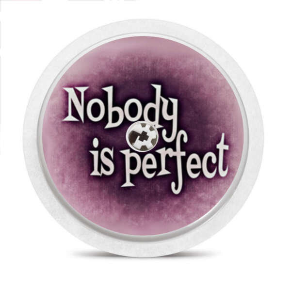 FreeStyle Libre 2 Sticker - Nobody is perfect