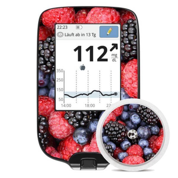FreeStyle Libre Sticker (Messgerät) - Red Berries