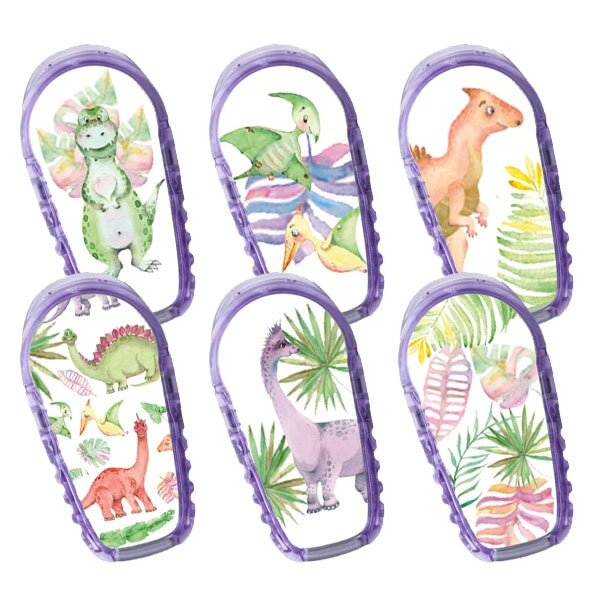Dexcom G6 Sticker - 6er Set "Dino-tastic"