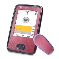 Dexcom G6 Sticker (Receiver + Transmitter) - Rosa Glitzer