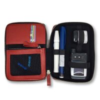 diabag ONE plus Diabetiker-Tasche (Rindnappa rot) | diabag