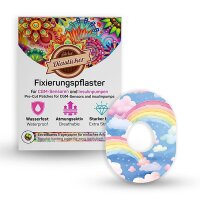 Dexcom G7 Pflaster - Rainbow Clouds