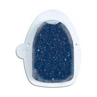 Omnipod PDM-Sticker - Blau Glitzer