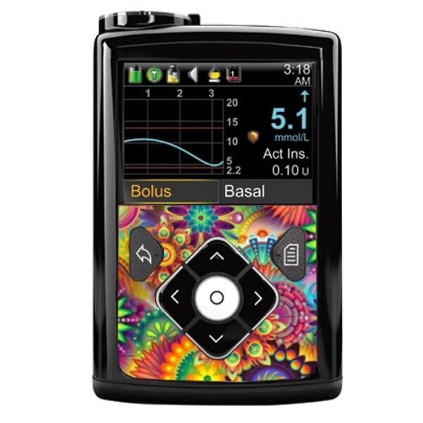 Minimed-Sticker (600/700er-Serie) - Lebe bunt