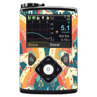 Minimed Sticker inkl. Clip (600/700er-Serie) - Unicorn Glow