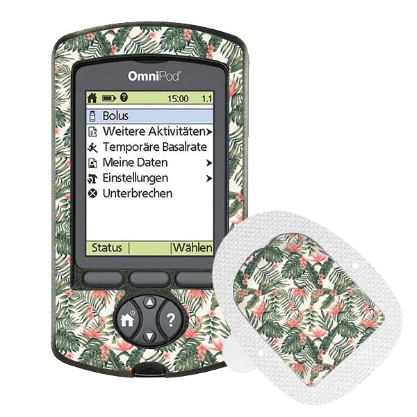 Omnipod PDM-Sticker - Tropical