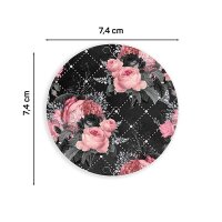 Overpatches - Black Floral