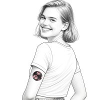 Overpatches - Black Floral