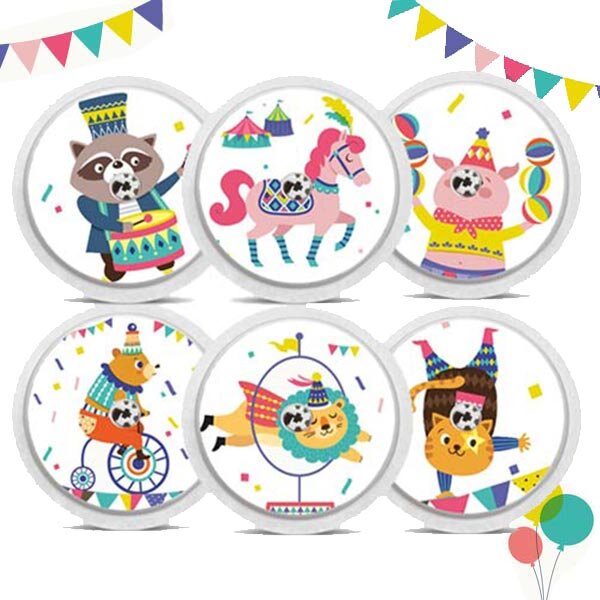FreeStyle Libre 2 Sticker - 6er Set "Circus"