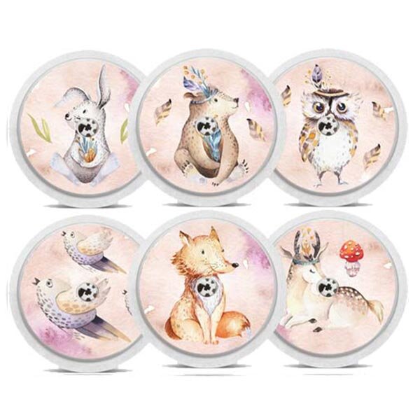 FreeStyle Libre 2 Sticker - 6er Set "Friends of Forest"