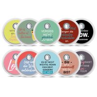 FreeStyle Libre 3 Sticker - 10er Set "Lebensmotto"