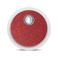 FreeStyle Libre 3 Sticker - Rot Glitzer