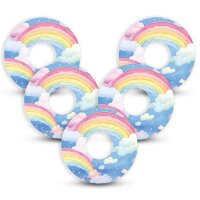 FreeStyle Libre 3 Pflaster - Rainbow Clouds